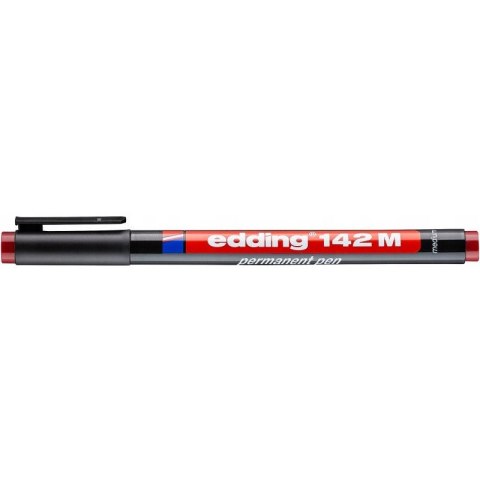 Marker niezmywalny do folii 1mm czerwony 142M/002/CZ ED EDDING Marker niezmywalny do folii 1mm czerwony 142M/002/CZ ED EDDING