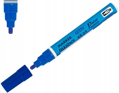 Marker olejowy GR-25 niebieski GRAND Marker olejowy GR-25 niebieski GRAND