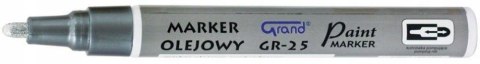 Marker olejowy GR-25 srebrny GRAND Marker olejowy GR-25 srebrny GRAND