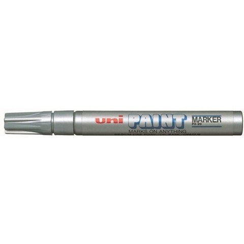Marker olejowy PX-20 błyszczący srebrny UNI Marker olejowy PX-20 błyszczący srebrny UNI