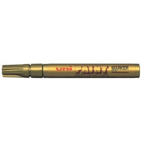 Marker olejowy PX-20 błyszczący złoty UNI Marker olejowy PX-20 błyszczący złoty UNI