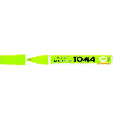 Marker olejowy TO-440 grubość 2.5mm zielony neon TOMA Marker olejowy TO-440 grubość 2.5mm zielony neon TOMA