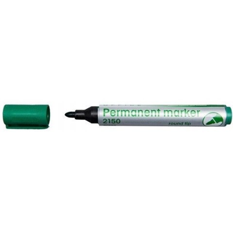 Marker permanentny 2150 zielony 110168 okrągła końcówka D.RECT Marker permanentny 2150 zielony 110168 okrągła końcówka D.RECT