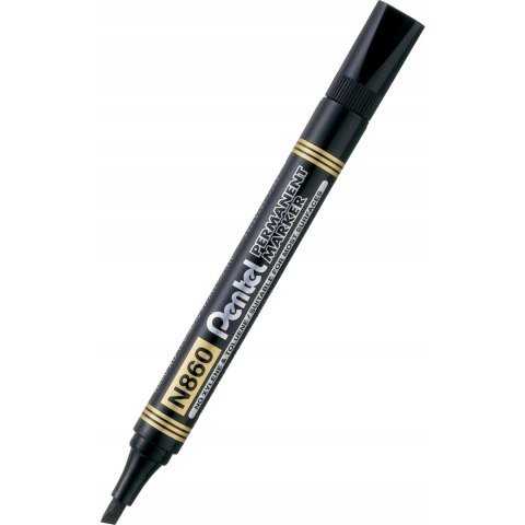Marker permanentny N860 czarny ścięta końcówka PENTEL Marker permanentny N860 czarny ścięta końcówka PENTEL