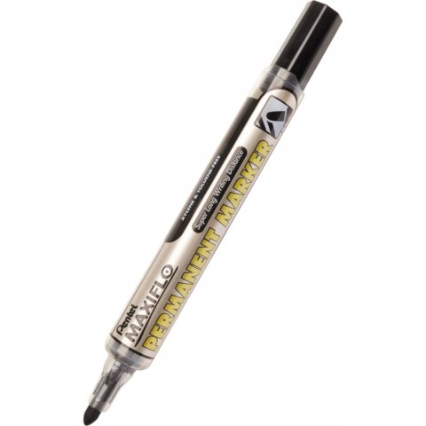 Marker permanentny NLF50 czarny okrągły z tłoczkiem płynny tusz PENTEL Marker permanentny NLF50 czarny okrągły z tłoczkiem płynny tusz PENTEL