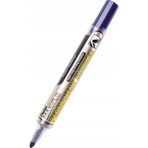 Marker permanentny NLF50 niebieski okrągły z tłoczkiem płynny tusz PENTEL Marker permanentny NLF50 niebieski okrągły z tłoczkiem płynny tusz PENTEL