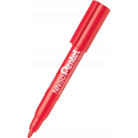 Marker permanentny NN50 czerwony okrągła końcówka PENTEL Marker permanentny NN50 czerwony okrągła końcówka PENTEL