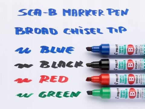 Marker permanentny PILOT SCA-B czerwony PISC-B R Marker permanentny PILOT SCA-B czerwony PISC-B R