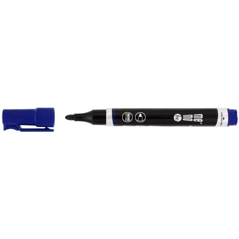 Marker permanentny niebieski okrągła końcówka MM022-03 MEMOBE Marker permanentny niebieski okrągła końcówka MM022-03 MEMOBE