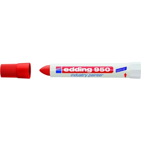 Marker przemysłowy 950 czerwony 10mm EDDING 950/002/CZ Marker przemysłowy 950 czerwony 10mm EDDING 950/002/CZ
