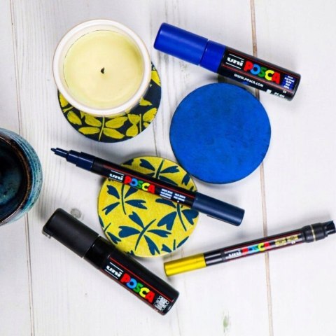 Marker z farbą plakatową Posca PC-17K, czerwony, Uni Marker z farbą plakatową Posca PC-17K, czerwony, Uni