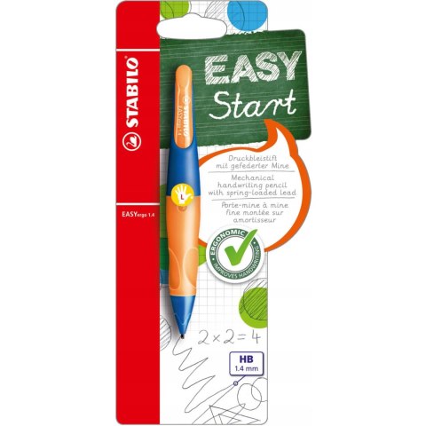 Ołówek STABILO EASYStart 1,4mm dla leworęcznych BLISTER B-46893-3 Ołówek STABILO EASYStart 1,4mm dla leworęcznych BLISTER B-46893-3