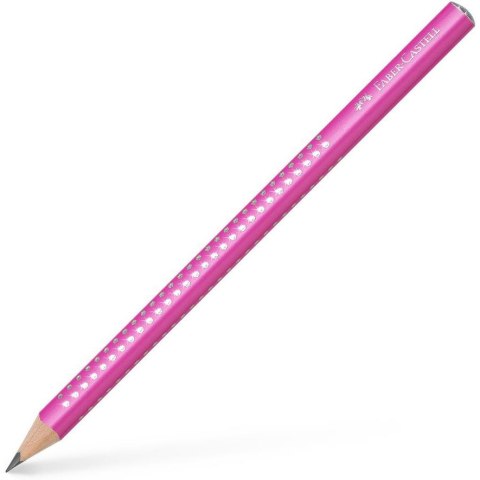 Ołówek JUMBO SPARKLE PEARL różowy twardość B 111612 Faber-Castell Ołówek JUMBO SPARKLE PEARL różowy twardość B 111612 Faber-Castell