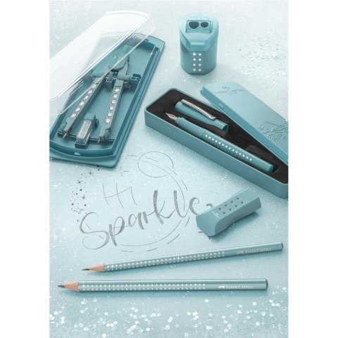 Ołówek JUMBO SPARKLE ocean metallic 111662 Faber-Castell Ołówek JUMBO SPARKLE ocean metallic 111662 Faber-Castell