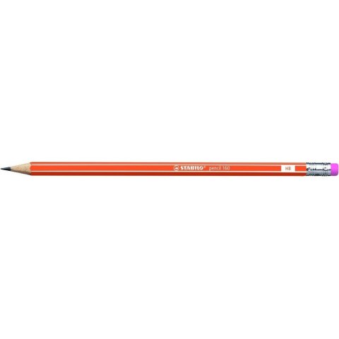 Ołówek STABILO 160 z gumką HB orange 2160/03-HB Ołówek STABILO 160 z gumką HB orange 2160/03-HB