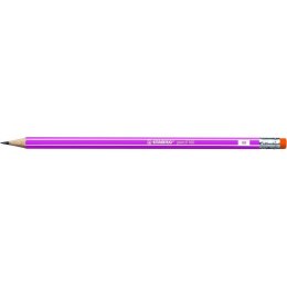 Ołówek STABILO 160 z gumką HB pink 2160/01-HB