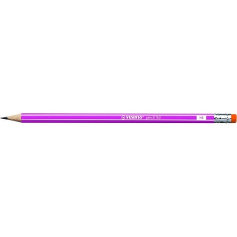 Ołówek STABILO 160 z gumką HB pink 2160/01-HB Ołówek STABILO 160 z gumką HB pink 2160/01-HB