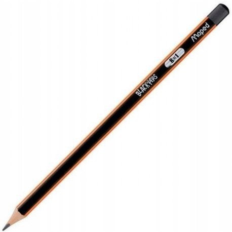 Ołówek drewniany Blackpeps B MAPED 850024 Ołówek drewniany Blackpeps B MAPED 850024
