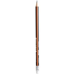 Ołówek drewniany z gumką Blackpeps B MAPED 851724
