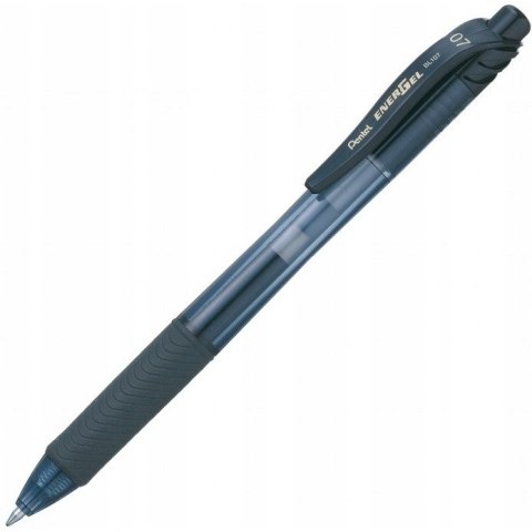 Pióro kulkowe PENTEL BL107 0.7mm czarne z tuszem żelowym Pióro kulkowe PENTEL BL107 0.7mm czarne z tuszem żelowym