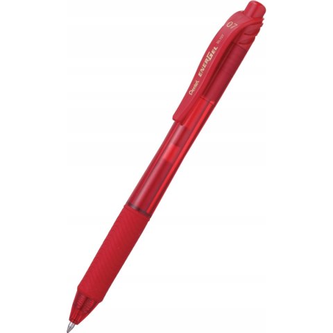 Pióro kulkowe PENTEL BL107 0.7mm czerwone z tuszem żelowym Pióro kulkowe PENTEL BL107 0.7mm czerwone z tuszem żelowym