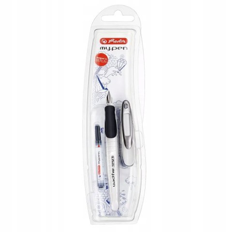 Pióro wieczne my.pen M biało-czarne 10999738 HERLITZ Pióro wieczne my.pen M biało-czarne 10999738 HERLITZ