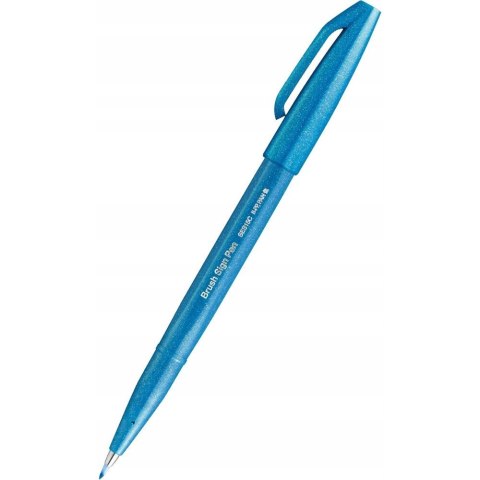 Pisak BRUSH SIGN PEN błękitny SES15C-S PENTEL Pisak BRUSH SIGN PEN błękitny SES15C-S PENTEL