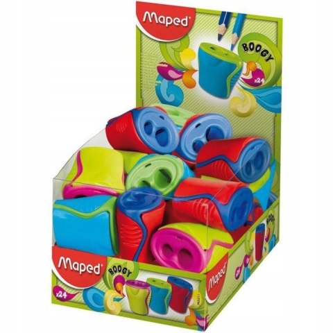 Temperówka BOOGY z pojemnikiem 2 otwory 062211 MAPED Temperówka BOOGY z pojemnikiem 2 otwory 062211 MAPED