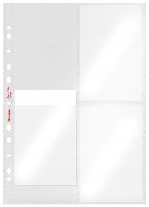 Koszulki krystaliczne na zdjęcia 10x15cm pionowe 80mic 10 sztuk 78001 ESSELTE Koszulki krystaliczne na zdjęcia 10x15cm pionowe 80mic 10 sztuk 78001 ESSELTE