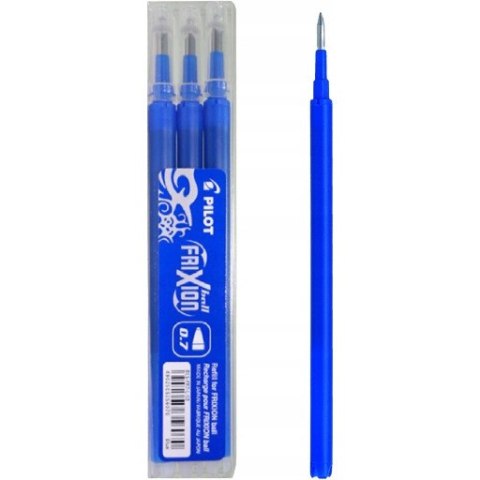 Wkład FRIXION 0,7mm niebieski (3szt) BLS-FR7-L-S3 PILOT Wkład FRIXION 0,7mm niebieski (3szt) BLS-FR7-L-S3 PILOT