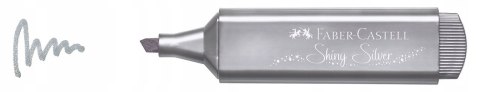 Zakreślacz 1546 metaliczny srebrny 154661 FC FABER-CASTELL Zakreślacz 1546 metaliczny srebrny 154661 FC FABER-CASTELL