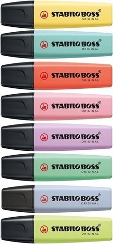 Zakreślacz BOSS 70/8-3 Pastel etui 8 szt. STABILO Zakreślacz BOSS 70/8-3 Pastel etui 8 szt. STABILO