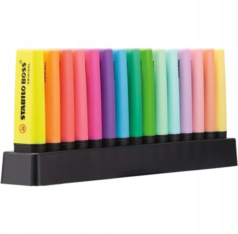 Zakreślacz STABILO BOSS 15kol. w etui 7015-01-5 Zakreślacz STABILO BOSS 15kol. w etui 7015-01-5