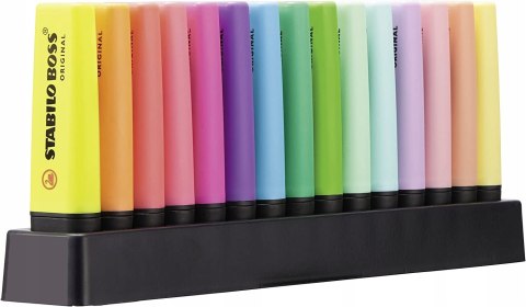 Zakreślacz STABILO BOSS 15kol. w etui Zakreślacz STABILO BOSS 15kol. w etui