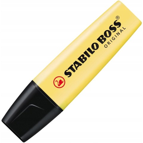 Zakreślacz STABILO BOSS 70/144 pastelowy żółty żółty Zakreślacz STABILO BOSS 70/144 pastelowy żółty żółty