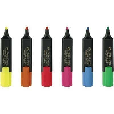 Zakreślacz TEXTLINER 48 czerwony 154821 FC FABER-CASTELL Zakreślacz TEXTLINER 48 czerwony 154821 FC FABER-CASTELL