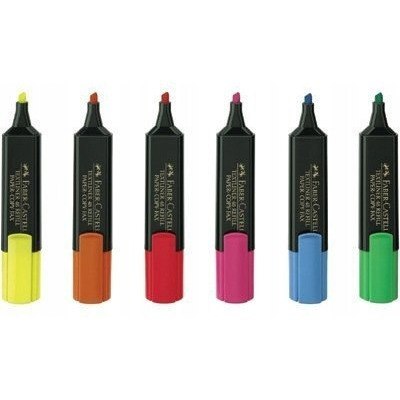 Zakreślacz TEXTLINER 48 etui 6 kolorów 154806 FC FABER CASTELL Zakreślacz TEXTLINER 48 etui 6 kolorów 154806 FC FABER CASTELL