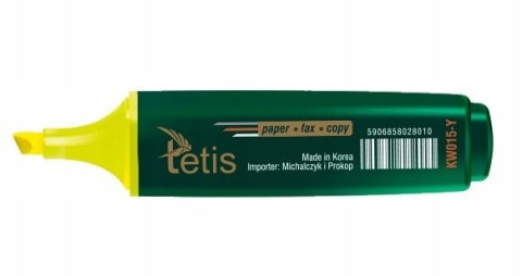 Zakreślacze neonowe komplet 4szt. KW015-M4 TETIS Zakreślacze neonowe komplet 4szt. KW015-M4 TETIS