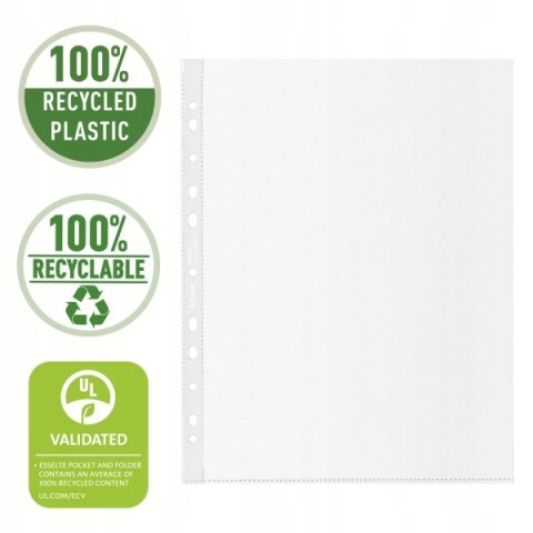 Koszulka groszkowa A4 Recycled Premium PP 70 mic. opakowanie 50sztuk Maxi 627502 ESSELTE Koszulka groszkowa A4 Recycled Premium PP 70 mic. opakowanie 50sztuk Maxi 627502 ESSELTE
