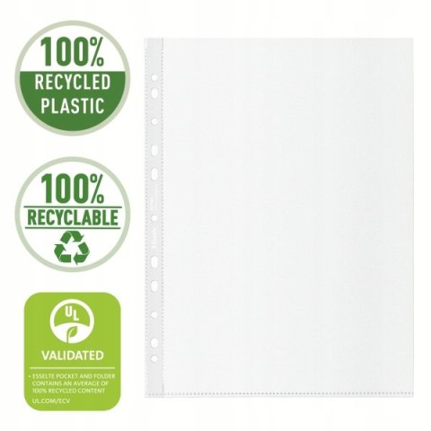 Koszulka groszkowa Recycled Premium PP 70 mic. A4 opakowanie 100sztuk 627493 ESSELTE Koszulka groszkowa Recycled Premium PP 70 mic. A4 opakowanie 100sztuk 627493 ESSELTE
