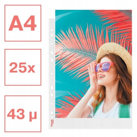 Koszulki ColourBreeze PP 43 mikrony 25 szt. 628486 ESSELTE Koszulki ColourBreeze PP 43 mikrony 25 szt. 628486 ESSELTE