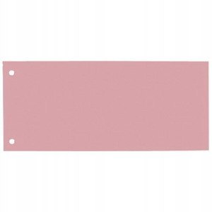 Przekładki do segregatora kartonowe 1/3 A4 105x240mm różowa 100 sztuk 100205027 OXFORD Przekładki do segregatora kartonowe 1/3 A4 105x240mm różowa 100 sztuk 100205027 OXFORD