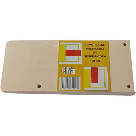 Przekładki 98x240 wąskie(100) kremowe GIMAR Przekładki 98x240 wąskie(100) kremowe GIMAR