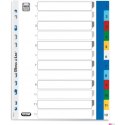 Przekładki A4 MAXI 1-12 kolor PP numeryczne OXFORD 100204813