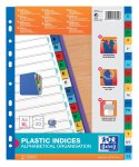 Przekładki A4 MAXI A-Z kolor PP alfabetyczne 100204733 OXFORD