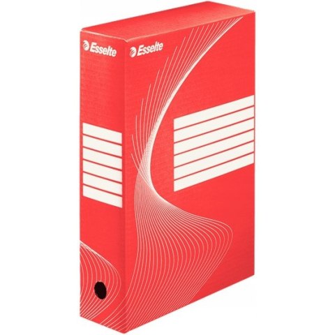 Pudło archiwizacyjne na dokumenty 80mm Standard czerwone 128412 ESSELTE Pudło archiwizacyjne na dokumenty 80mm Standard czerwone 128412 ESSELTE