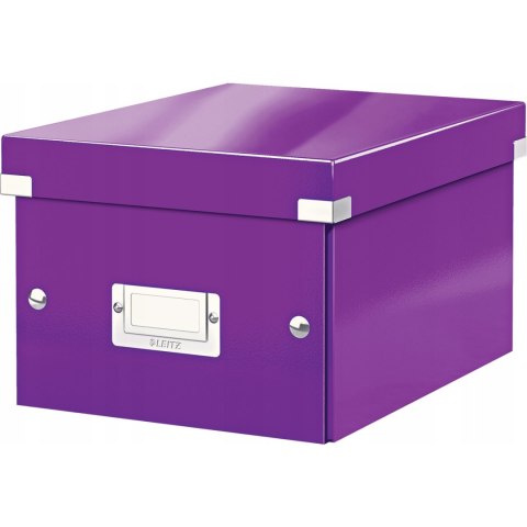 Pudełko do przechowywania Click&Store A5 fioletowe 160x220x282mm 60430062 LEITZ Pudełko do przechowywania Click&Store A5 fioletowe 160x220x282mm 60430062 LEITZ