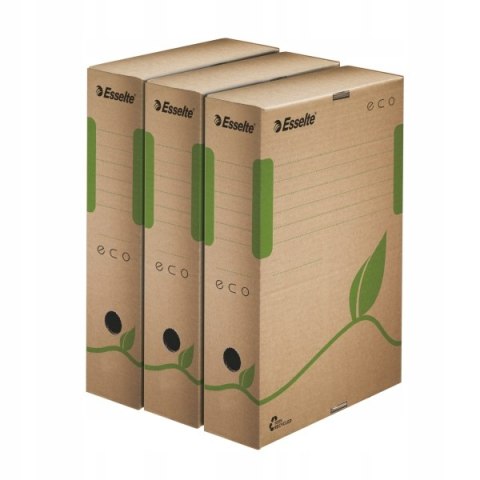 Pudło archiwizacyjne na dokumenty 80mm ECO siarczanowe 623916 ESSELTE Pudło archiwizacyjne na dokumenty 80mm ECO siarczanowe 623916 ESSELTE