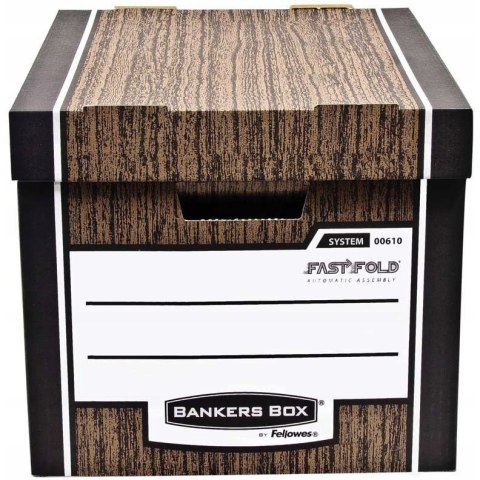 Pudło archiwizacyjne brązowe WOODGRAIN bankers box (10szt) 0061002 FELLOWES Pudło archiwizacyjne brązowe WOODGRAIN bankers box (10szt) 0061002 FELLOWES