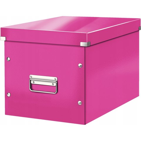 Pudło uniwersalne Click&Store rozmiar L 310x320x360mm różowe 61080023 LEITZ WOW Pudło uniwersalne Click&Store rozmiar L 310x320x360mm różowe 61080023 LEITZ WOW